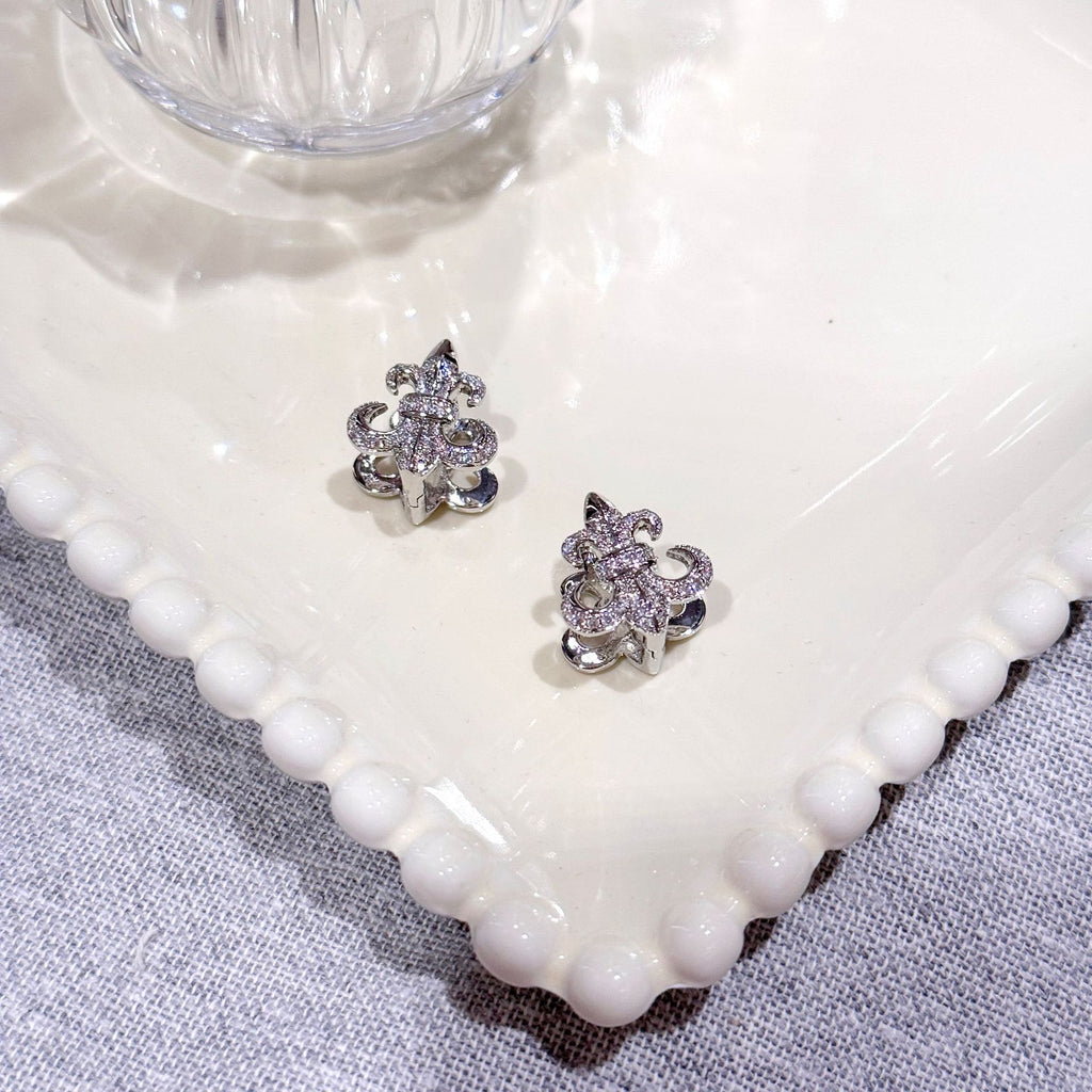 Retro French Huggie Ear Buckles Luxury INS Style Women Earrings