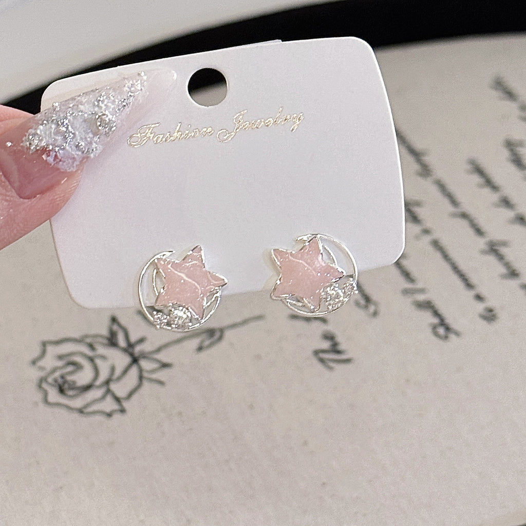 Gentle Style Tulip Tassel Necklace, Exquisite Luxury Clavicle Chain, Sweet Elegant Pendant Jewelr