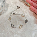 Luxury Elegant Pearl Adjustable Ladies Daily Bracelet