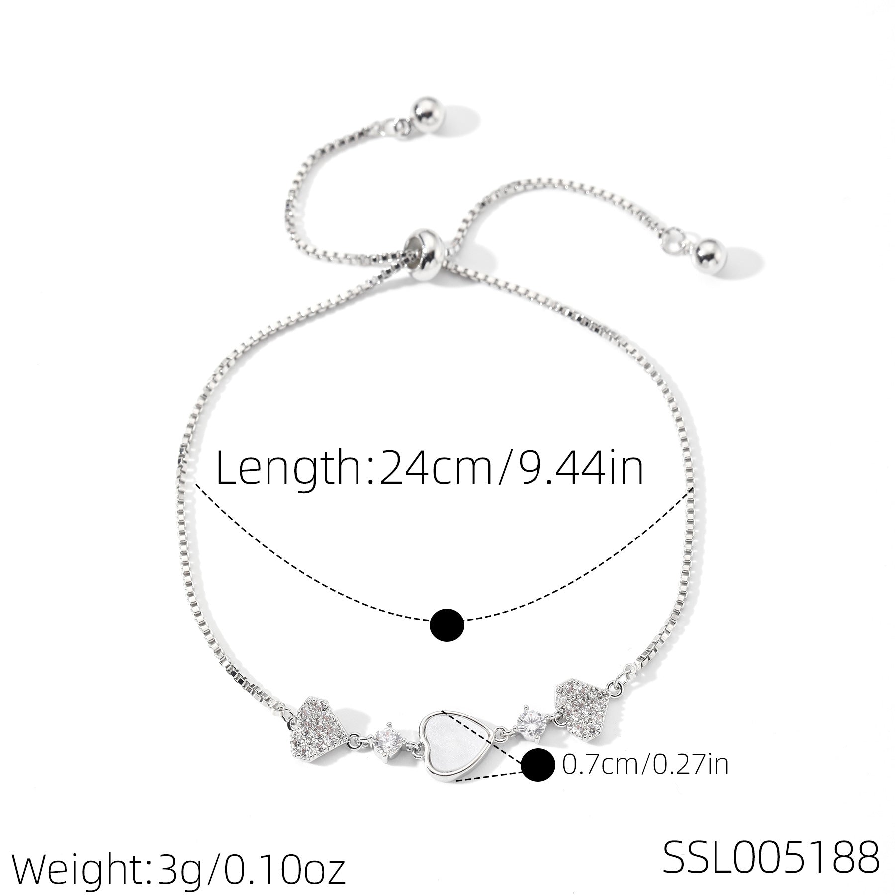 Four Seasons Charm Aquamarine Bracelet, Fashion Niche Sparkling Women Hand Jewelry, High-end Light Luxury Wrist Chain