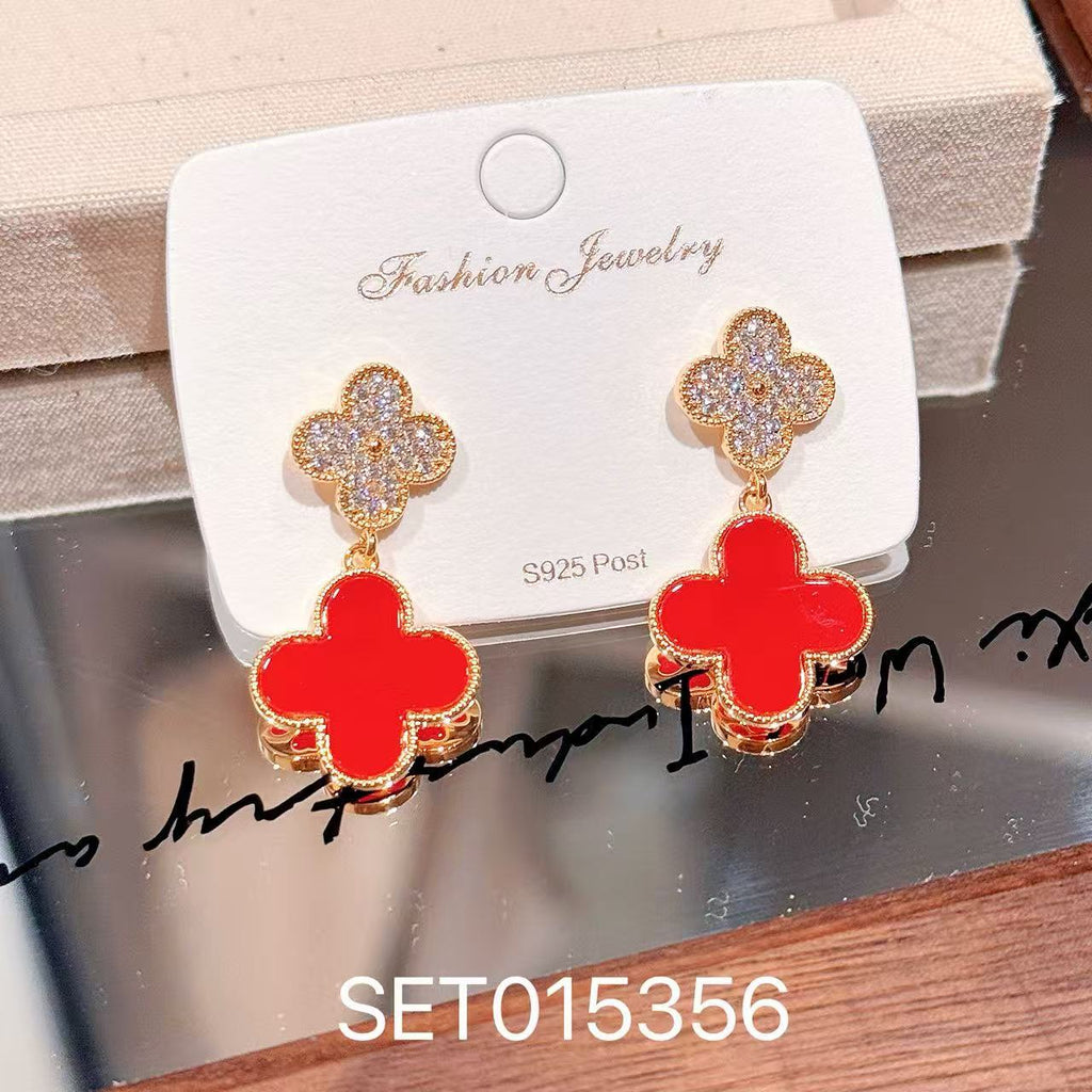 Gentle Style Tulip Tassel Necklace, Exquisite Luxury Clavicle Chain, Sweet Elegant Pendant Jewelr