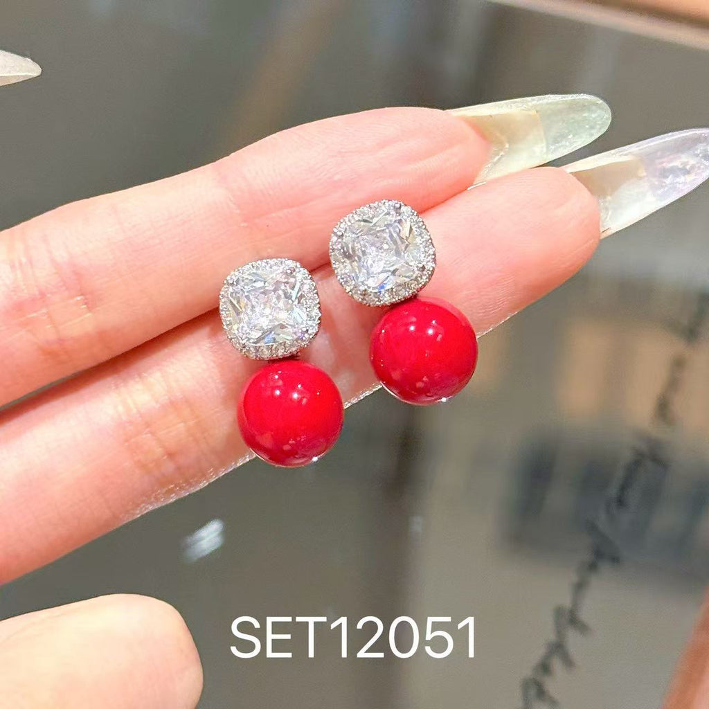 Gentle Style Tulip Tassel Necklace, Exquisite Luxury Clavicle Chain, Sweet Elegant Pendant Jewelr