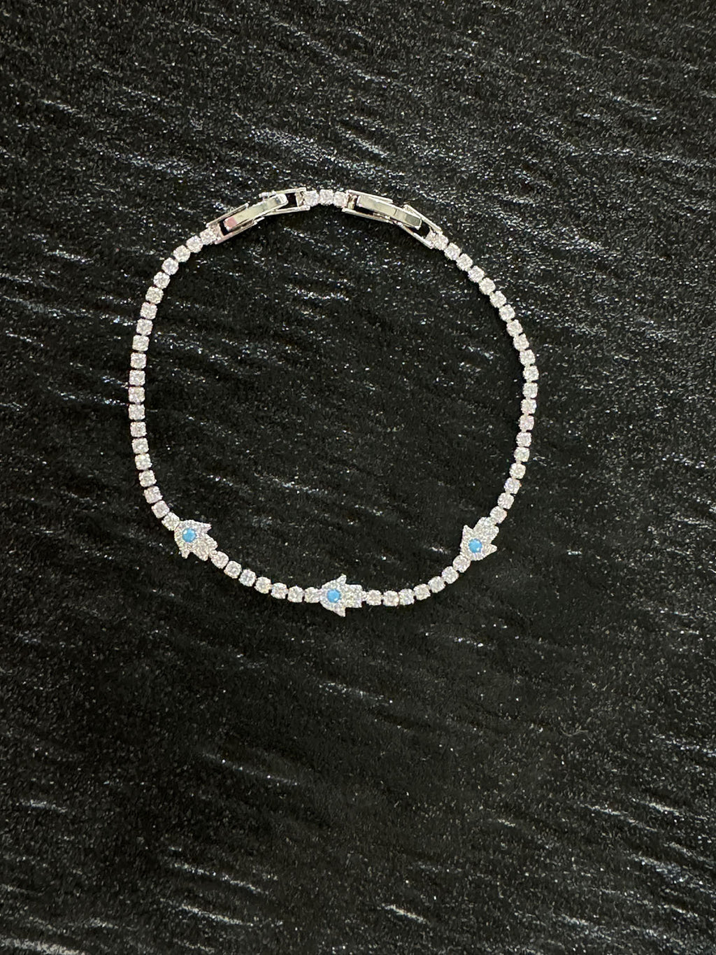 Aquamarine Women Bracelet, Niche Exquisite Shiny Hand Jewelry, Luxury Elegant High Grade Fashion Bangle Bracelets