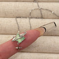 Korean Style Butterfly Clavicle Chain, Minimalist Niche Temperament Pendant Necklace, Luxury Elegant Fashion Jewelry Gift