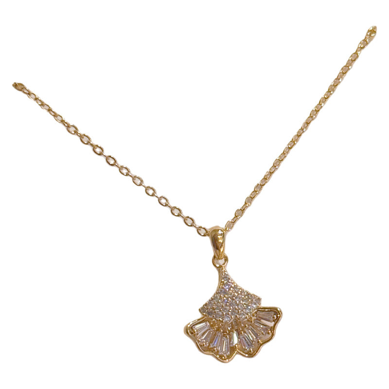 Mini Dress Pendant Necklace for Women, Luxury Rich Girl Style Niche Dainty Elegant Versatile Designer Clavicle Fine Jewelry