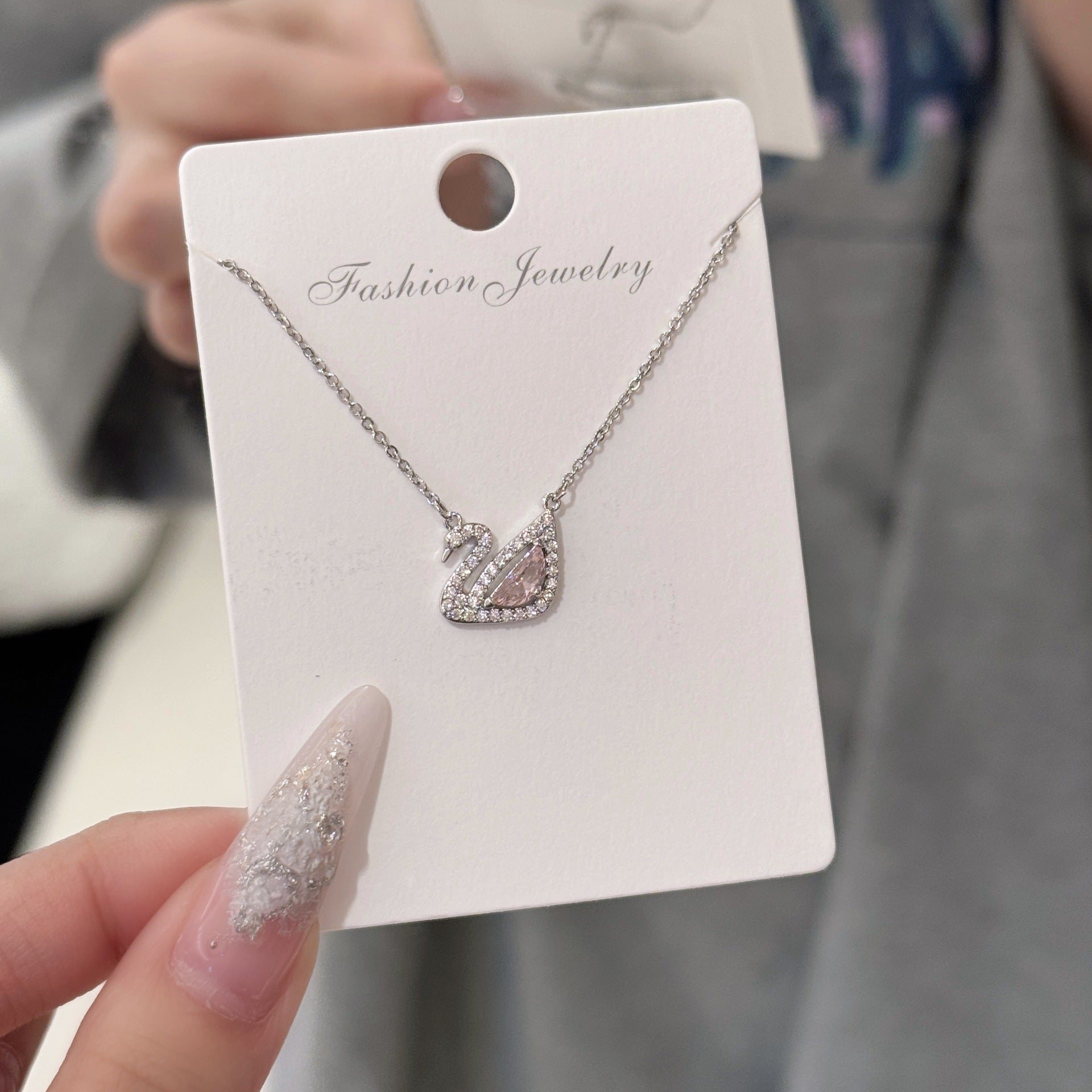 Butterfly Tassel Necklace, Star Moon Zircon Clavicle Chain, Elegant Minimalist Jewelry