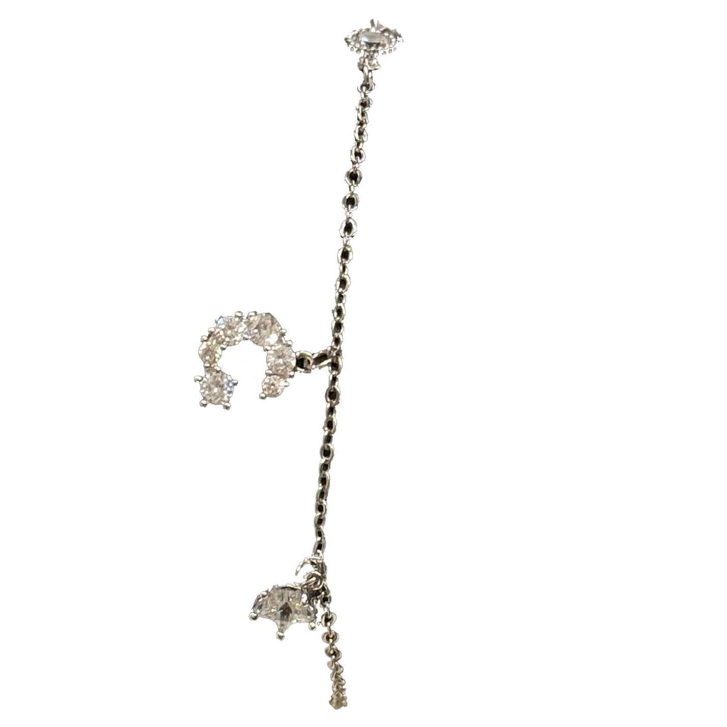 Heart & Bow Fashion Bracelet, Luxury Sweet Daily Women Hand Jewelry