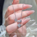 Spring Jewelry Four-Leaf Clover Necklace, Luxury Niche Designed Clavicle Chain