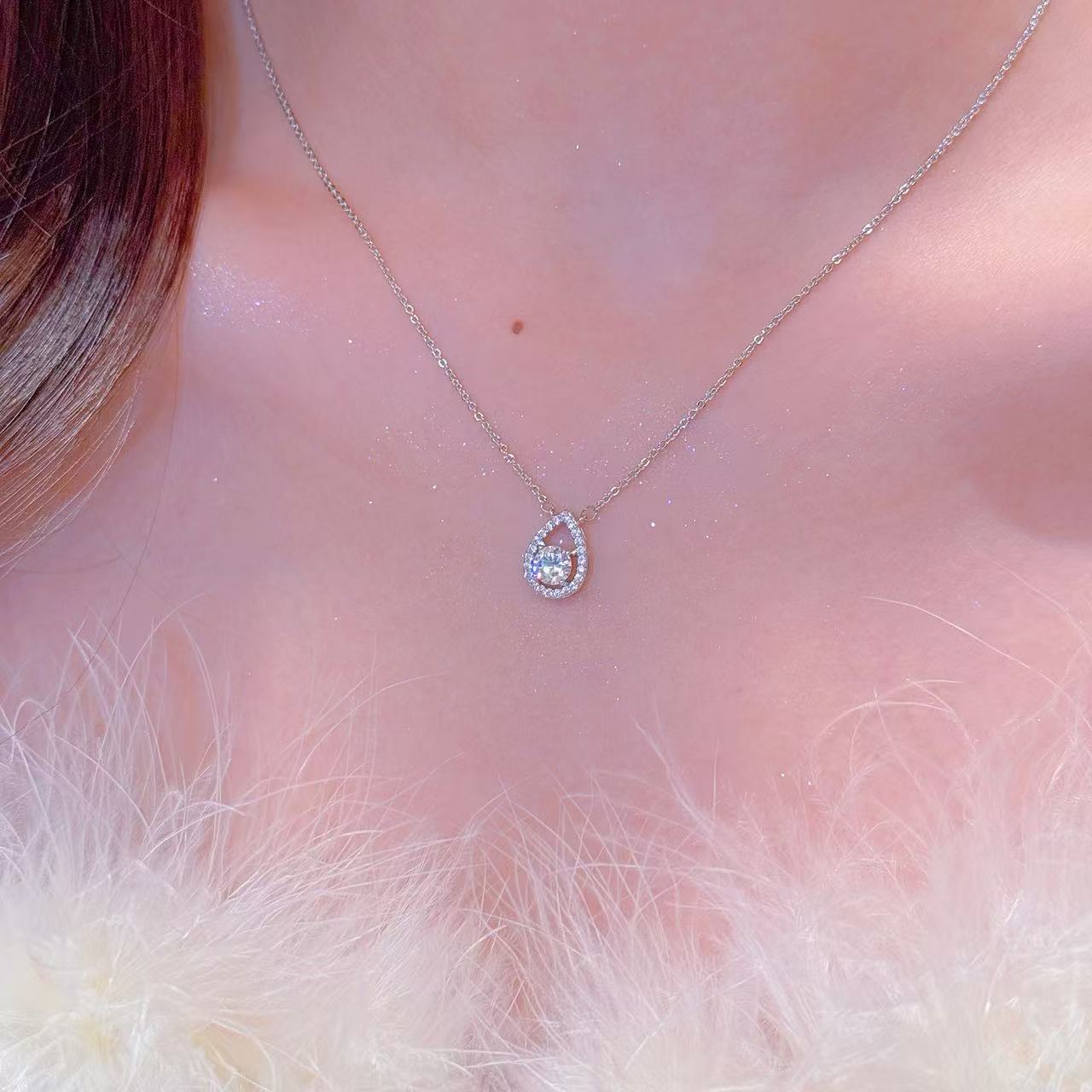 Butterfly Tassel Necklace, Star Moon Zircon Clavicle Chain, Elegant Minimalist Jewelry