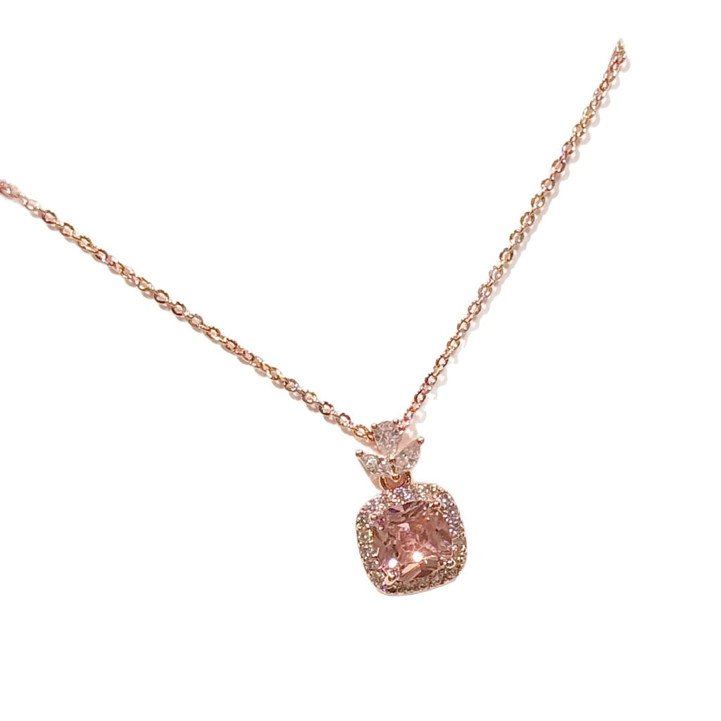 Super Sparkling Cubic Zirconia Necklace, Fresh Minimalist Elegant Jewelry, Luxury High Grade Versatile Daily Necklaces for Women