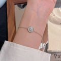 Elegant Natural Shell Necklace Bracelet Set, Geometric Heart Round Design, Dainty Luxury Versatile Jewelry