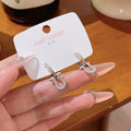 Horseshoe Earrings for Women, Luxury Micro Paved Zircon Stud Earrings, Ins Niche Dainty Elegant Jewelry