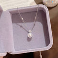 Minimalist Pearl Pendant Necklace, Light Luxury Niche High-end Clavicle Chain, Korean Noble Style Exquisite Temperament Necklace