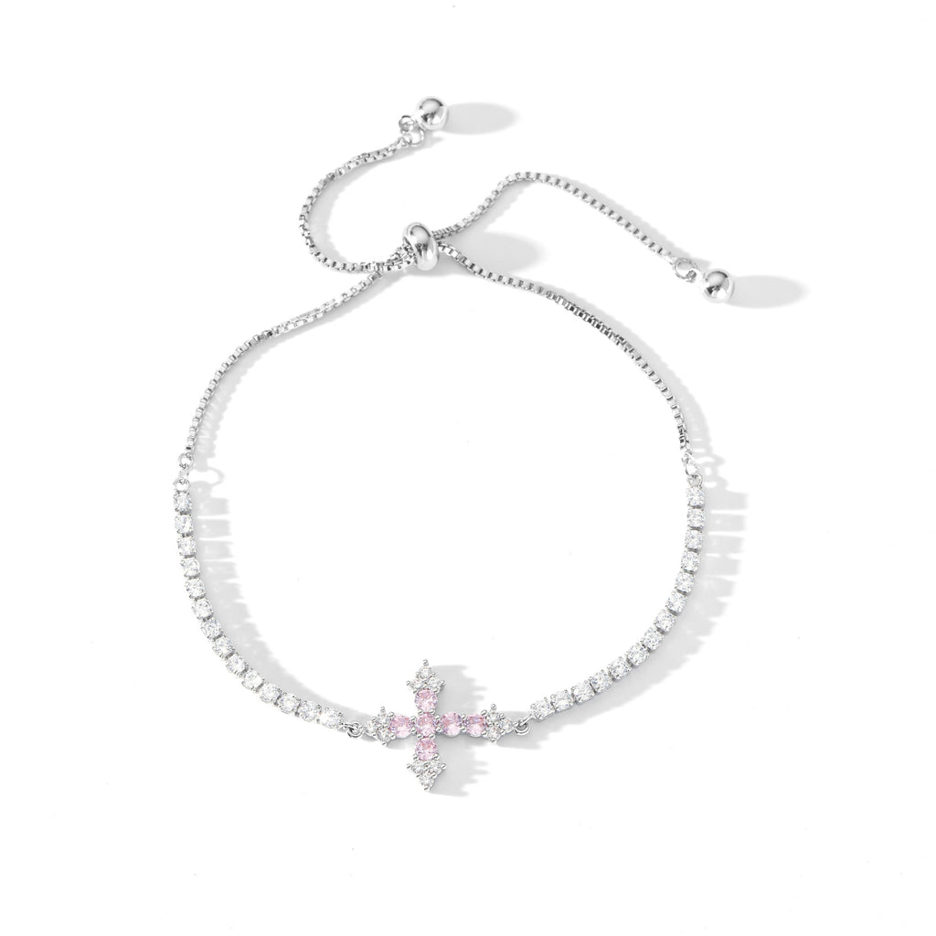 Hot Selling Cross Bracelets for Women, Minimal Cold Stylish Bracelet, Niche Designer Luxury Elegant Hand Jewelry