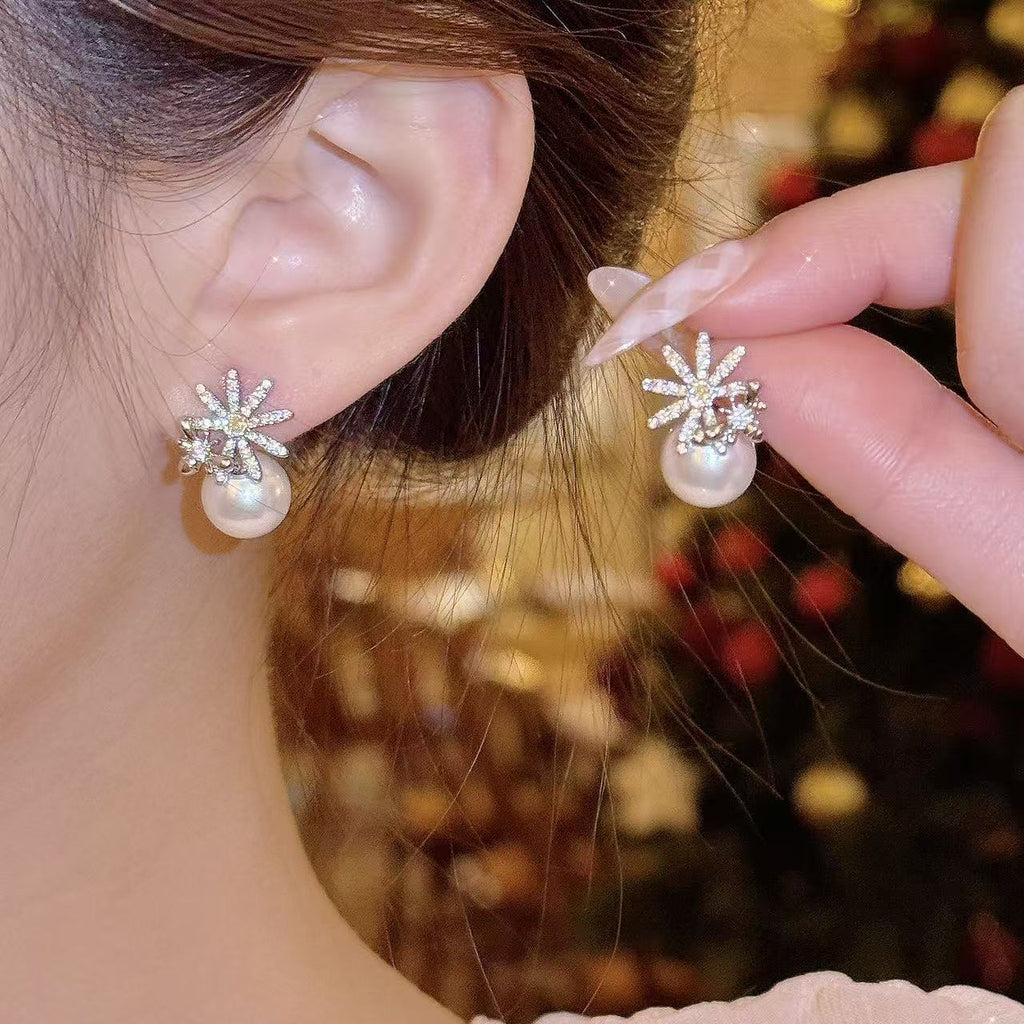 New Daisy Series Jewelry Set, Luxury Exquisite Necklace Earrings Bracelet, INS Hot Niche Design Versatile Women Ornaments