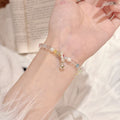 Dopamine Style Swarovski Crystal Beaded Bracelet, Fresh Sweet Luxury Dainty All-match Women Jewelry