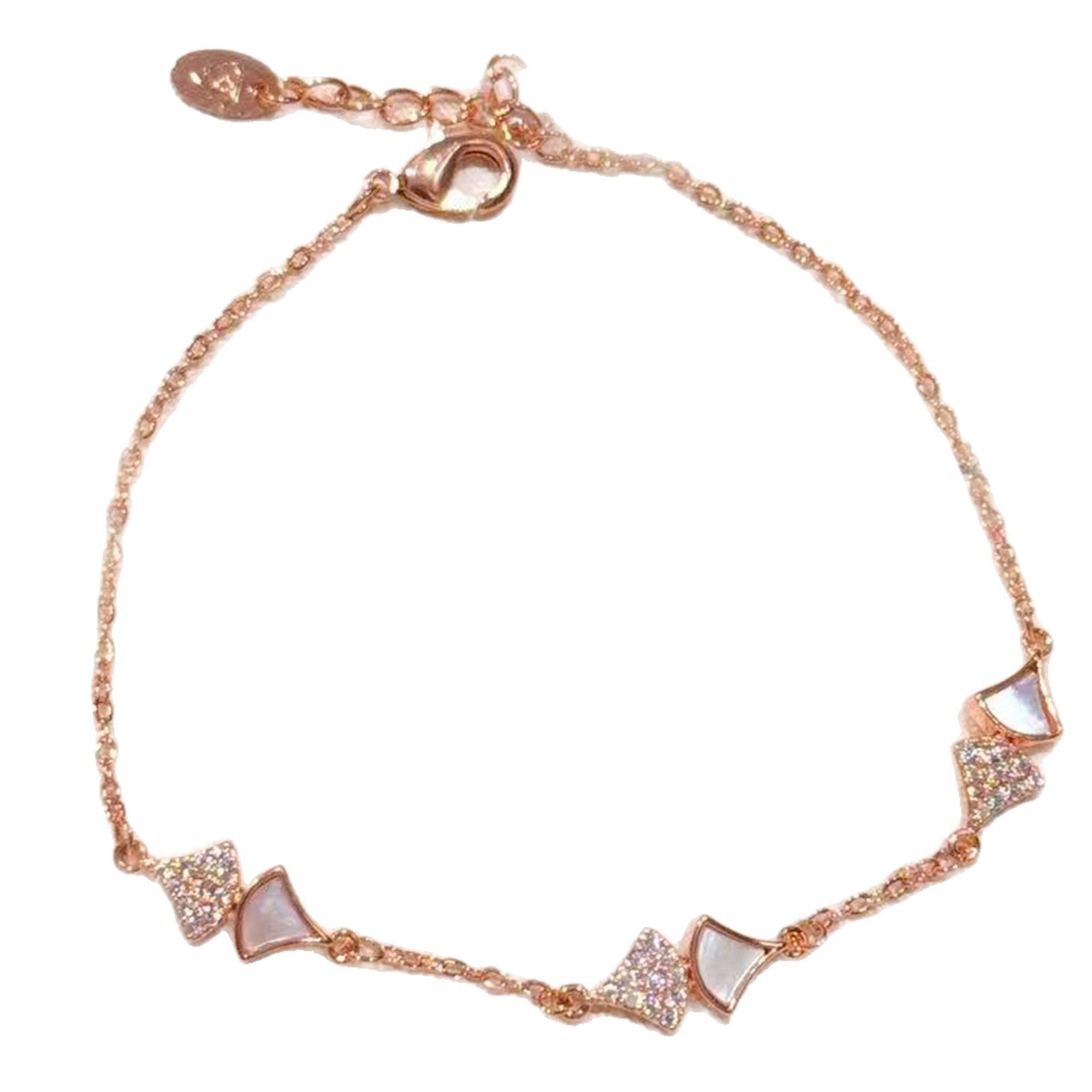 New Ginkgo Leaf Bracelet, Light Luxury Natural Shell Jewelry, Fashion Exquisite Niche Women Wrist Ornament