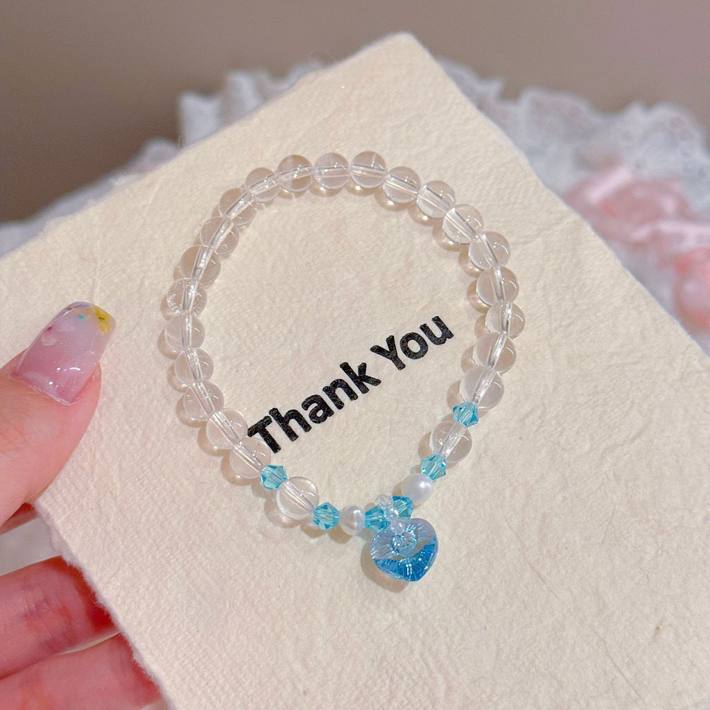 Heart Shaped Pearl Bracelet, Luxury Niche Elegant Bracelet, Gentle Stylish Versatile Women Jewelry