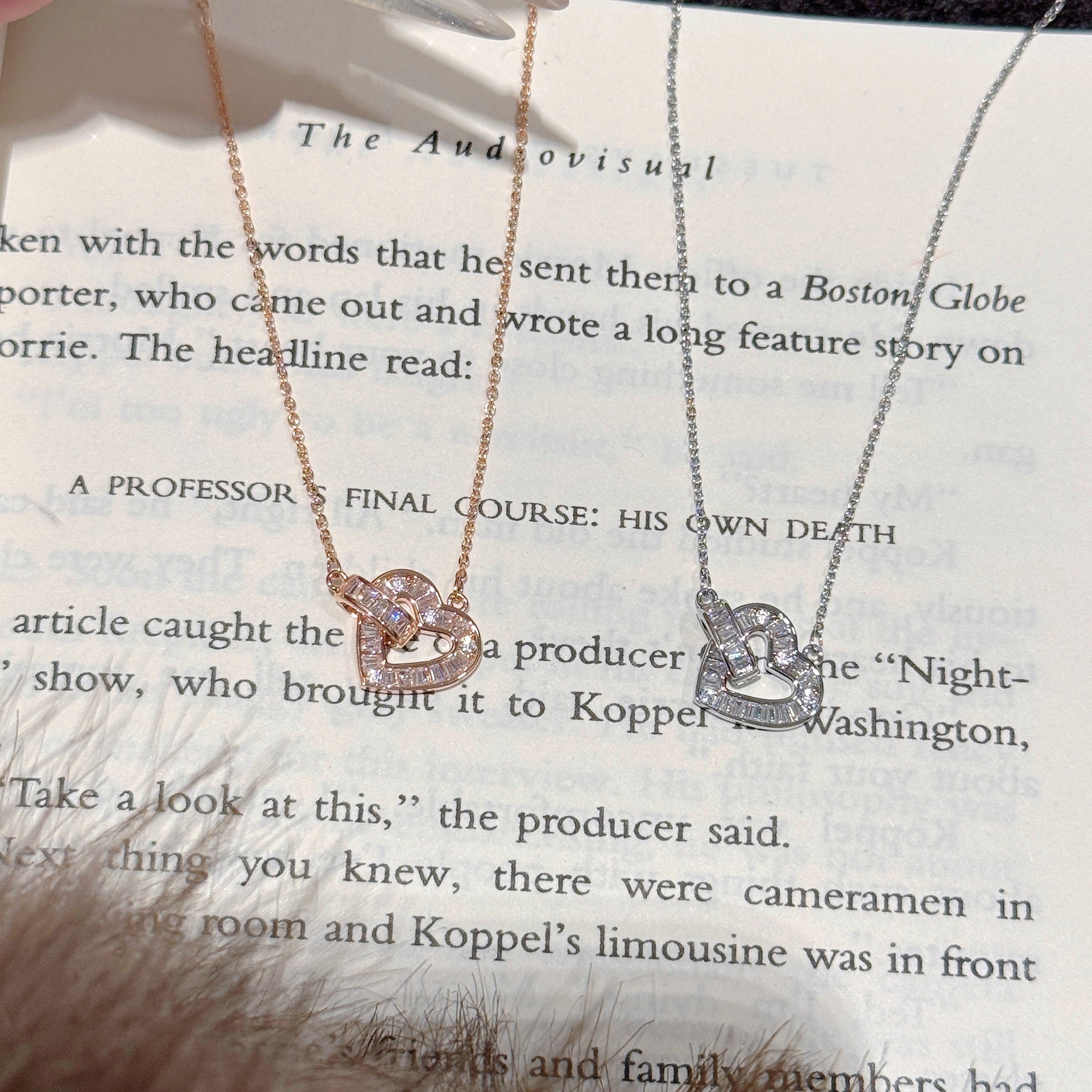 Luxury Designer Heart Collarbone Necklace Women Birthday Gift Jewelry