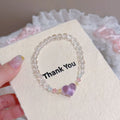Heart Shaped Pearl Bracelet, Luxury Niche Elegant Bracelet, Gentle Stylish Versatile Women Jewelry