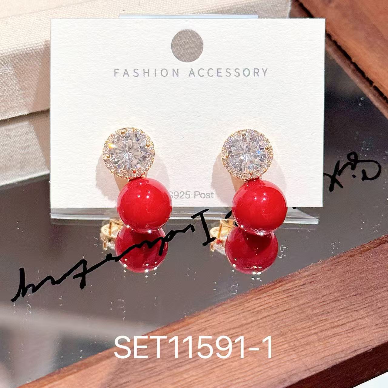 Gentle Style Tulip Tassel Necklace, Exquisite Luxury Clavicle Chain, Sweet Elegant Pendant Jewelr