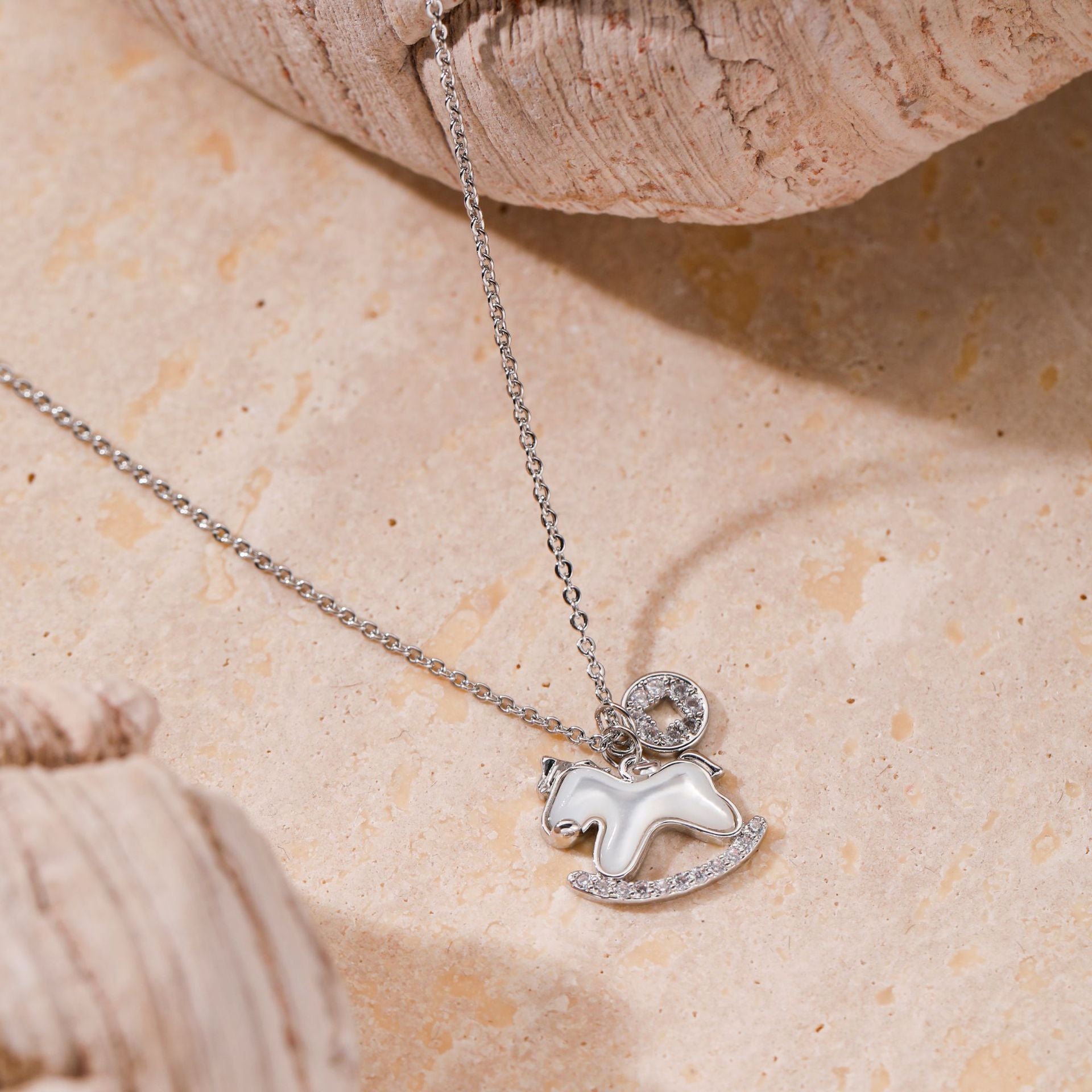 Angel Wing Tassel Clavicle Necklace, Luxury Niche Dainty Pendant Chain, Sweet Cool Versatile Fashion Jewelry