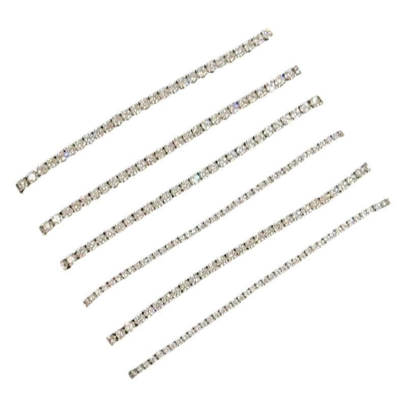 Sparkling Full Zircon Bracelet Luxury Minimalist Versatile Women Hand Jewelry