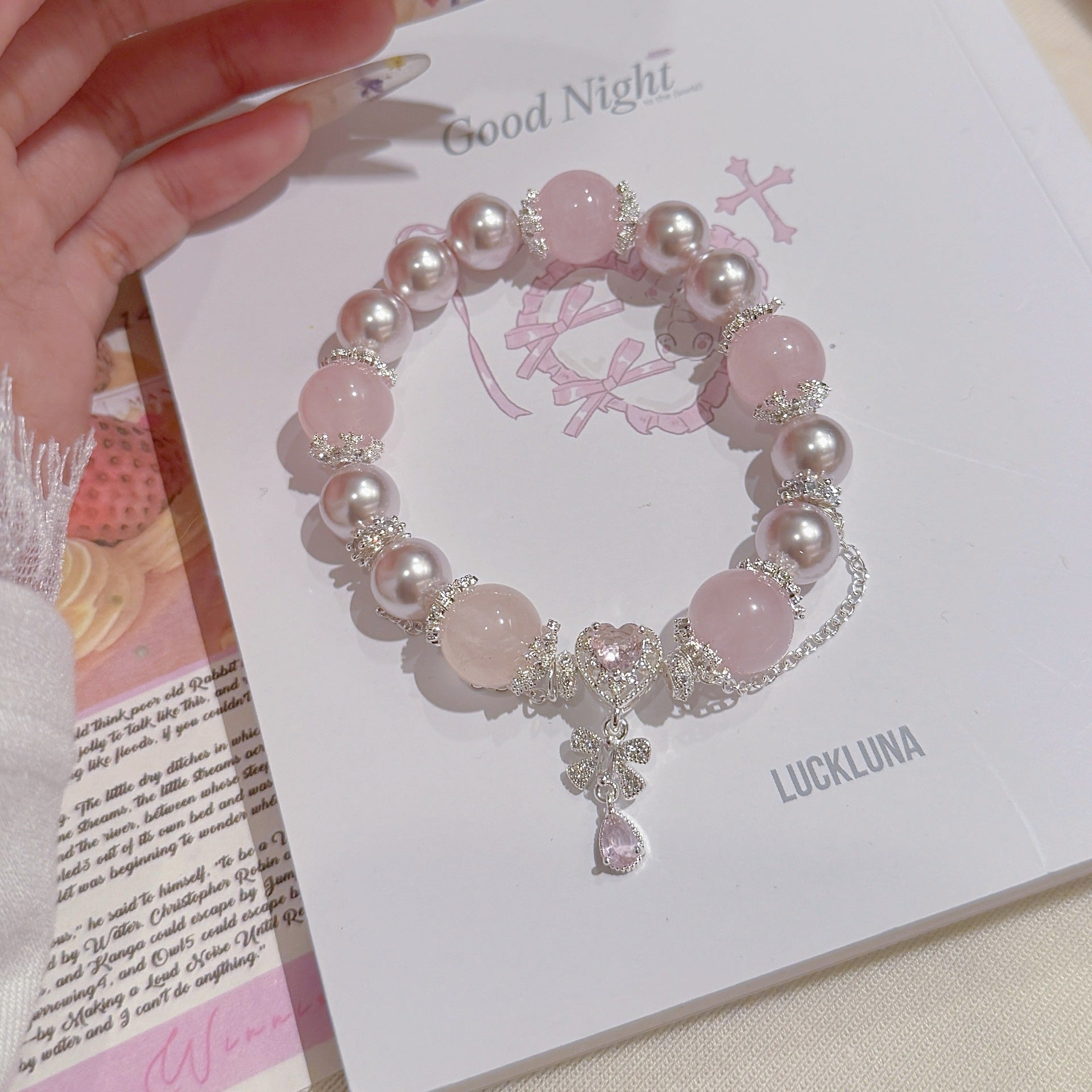 Elegant Crystal Bracelet, Luxury Stylish All-match Women Daily Wrist Jewelry