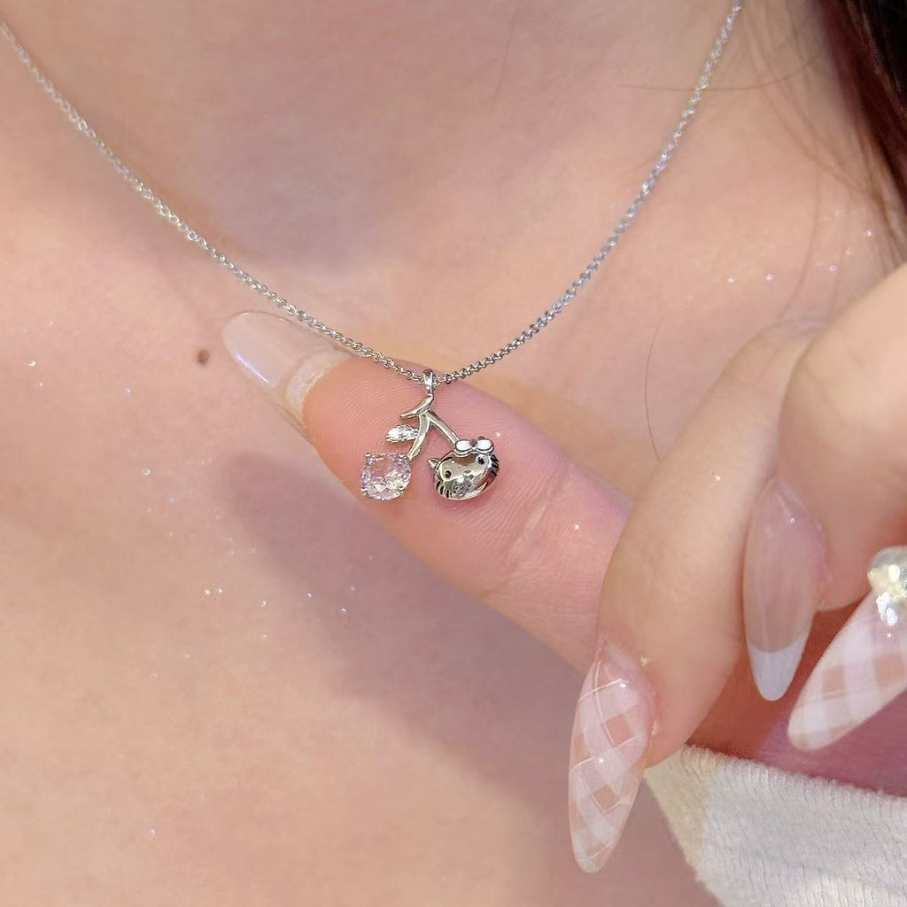 Butterfly Tassel Necklace, Star Moon Zircon Clavicle Chain, Elegant Minimalist Jewelry