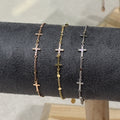 Heart & Bow Fashion Bracelet, Luxury Sweet Daily Women Hand Jewelry