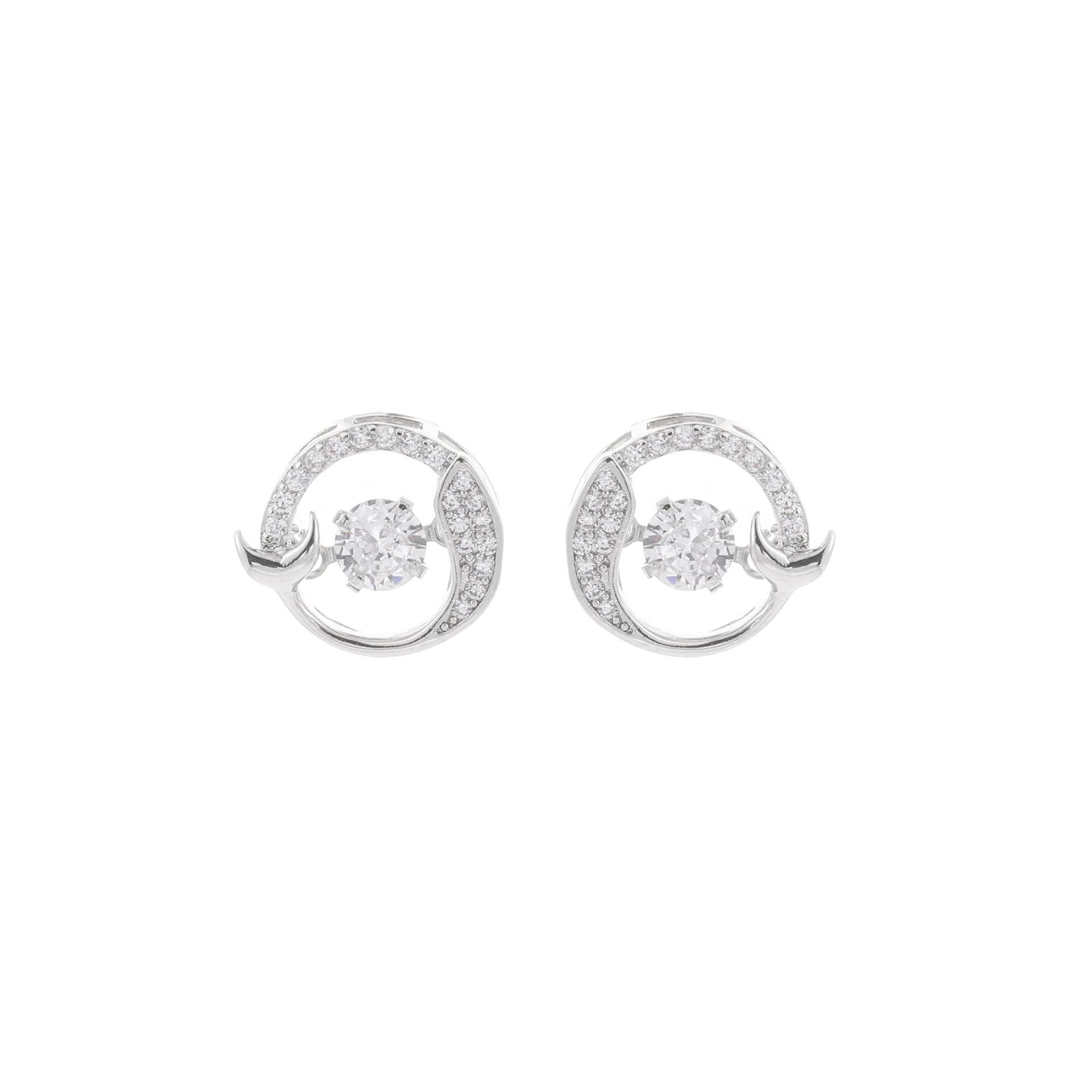 Cool Fresh Style Full Paved Cubic Zirconia Fish Tail Drop Earrings, Dainty Luxury Elegant All-Match Daily Ear Jewelry for Women