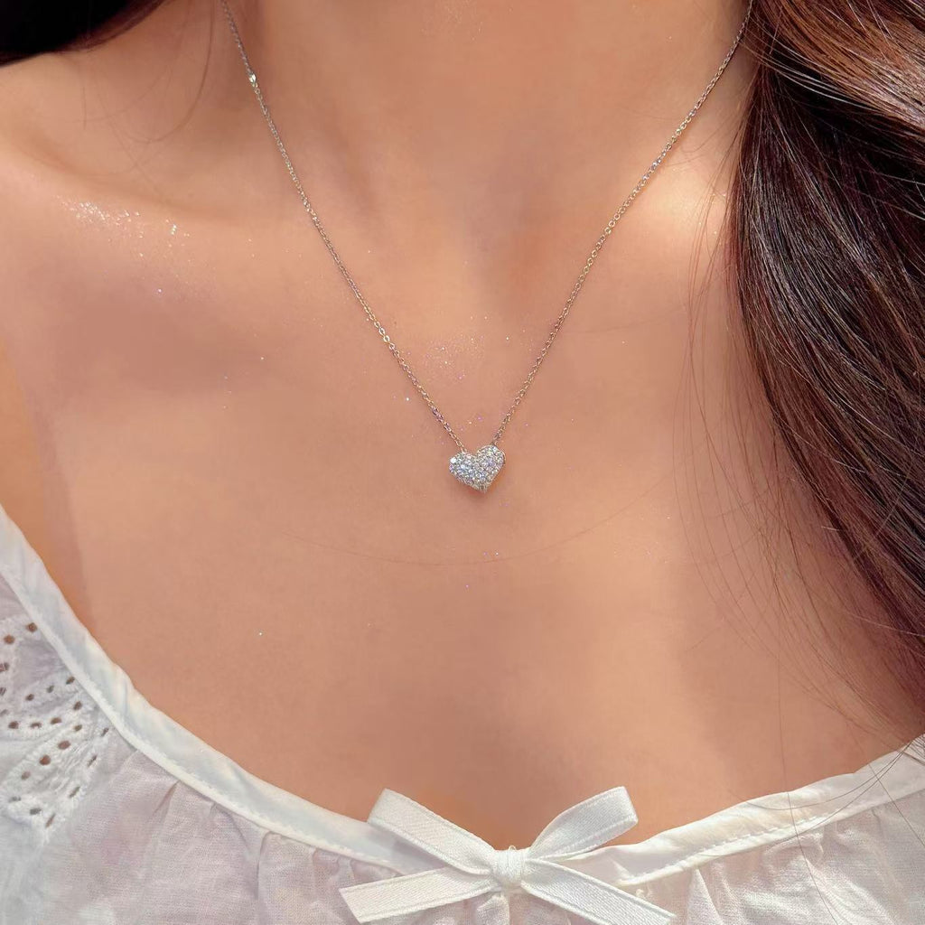 Butterfly Tassel Necklace, Star Moon Zircon Clavicle Chain, Elegant Minimalist Jewelry
