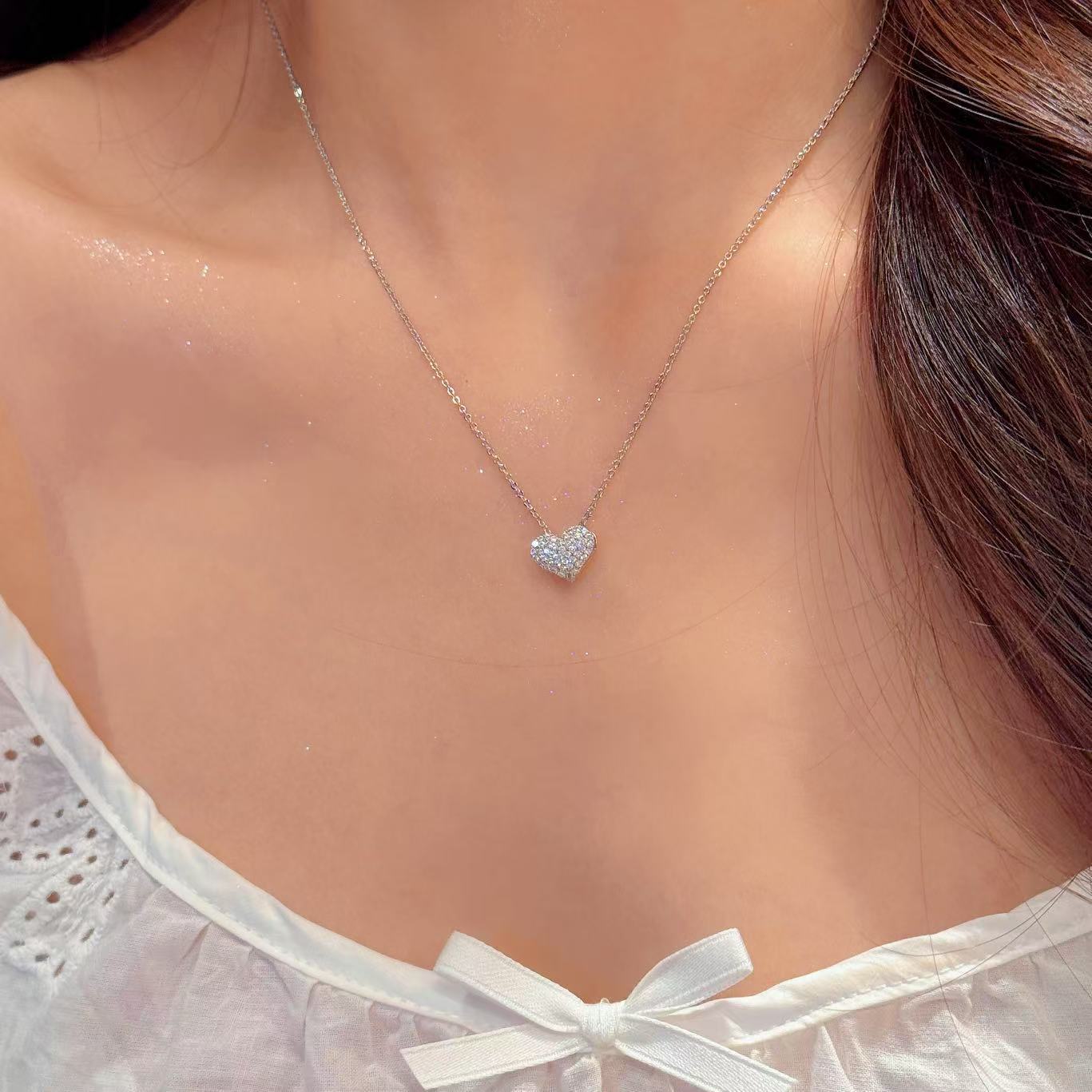 Butterfly Tassel Necklace, Star Moon Zircon Clavicle Chain, Elegant Minimalist Jewelry