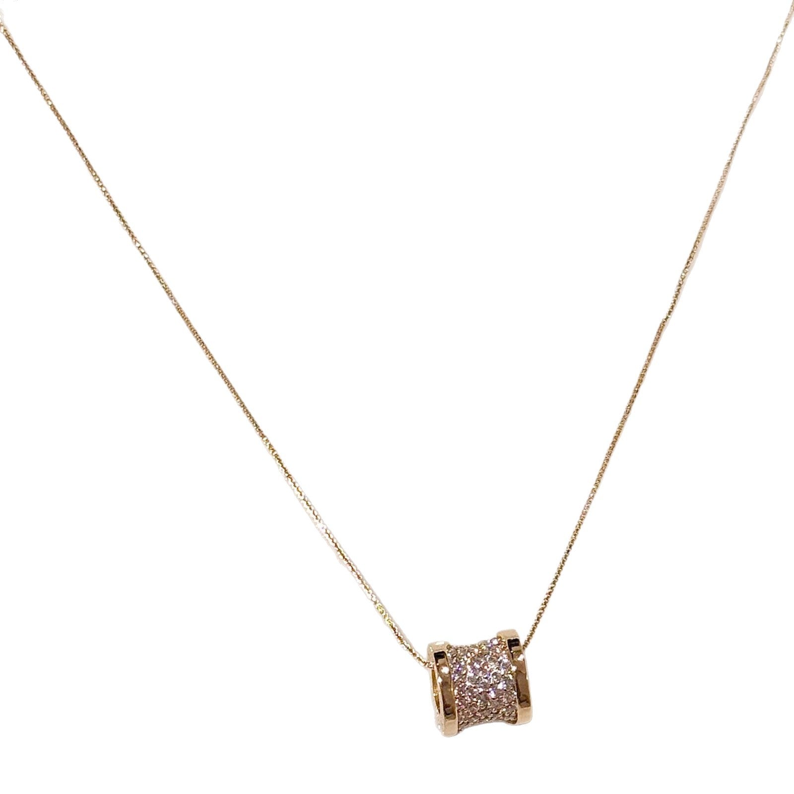 Slim Waist Pendant Necklace, Minimal Luxury Dainty Clavicle Chain