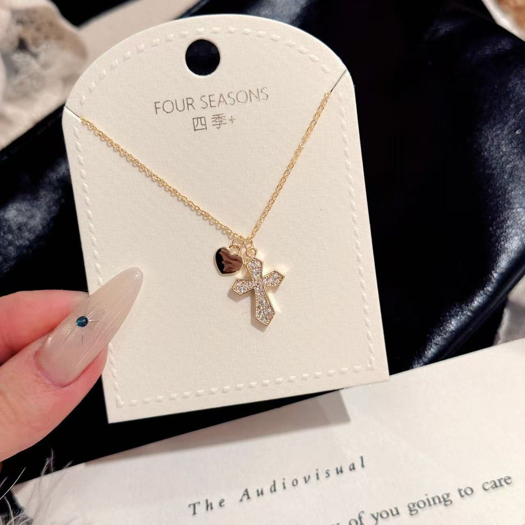 Gold Dainty Necklace Minimalist Luxury Clavicle Chain Elegant Fashion All-match Commute Jewelry Gifts for Girlfriend
