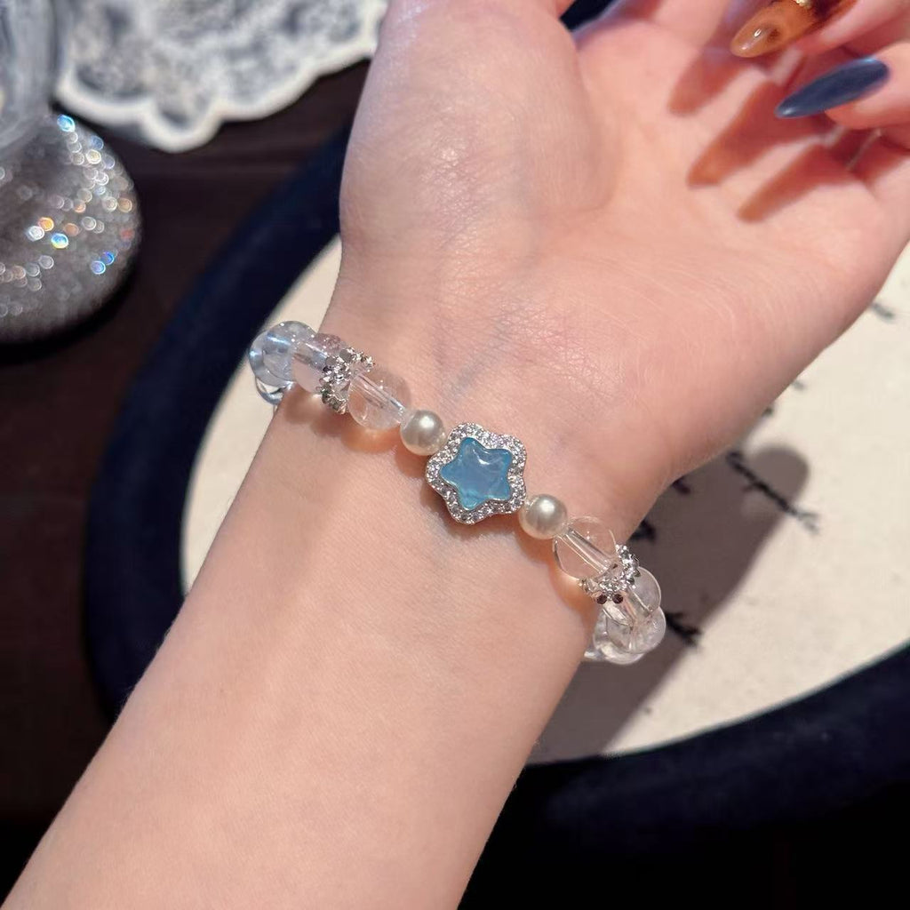 Elegant Crystal Bracelet, Luxury Stylish All-match Women Daily Wrist Jewelry