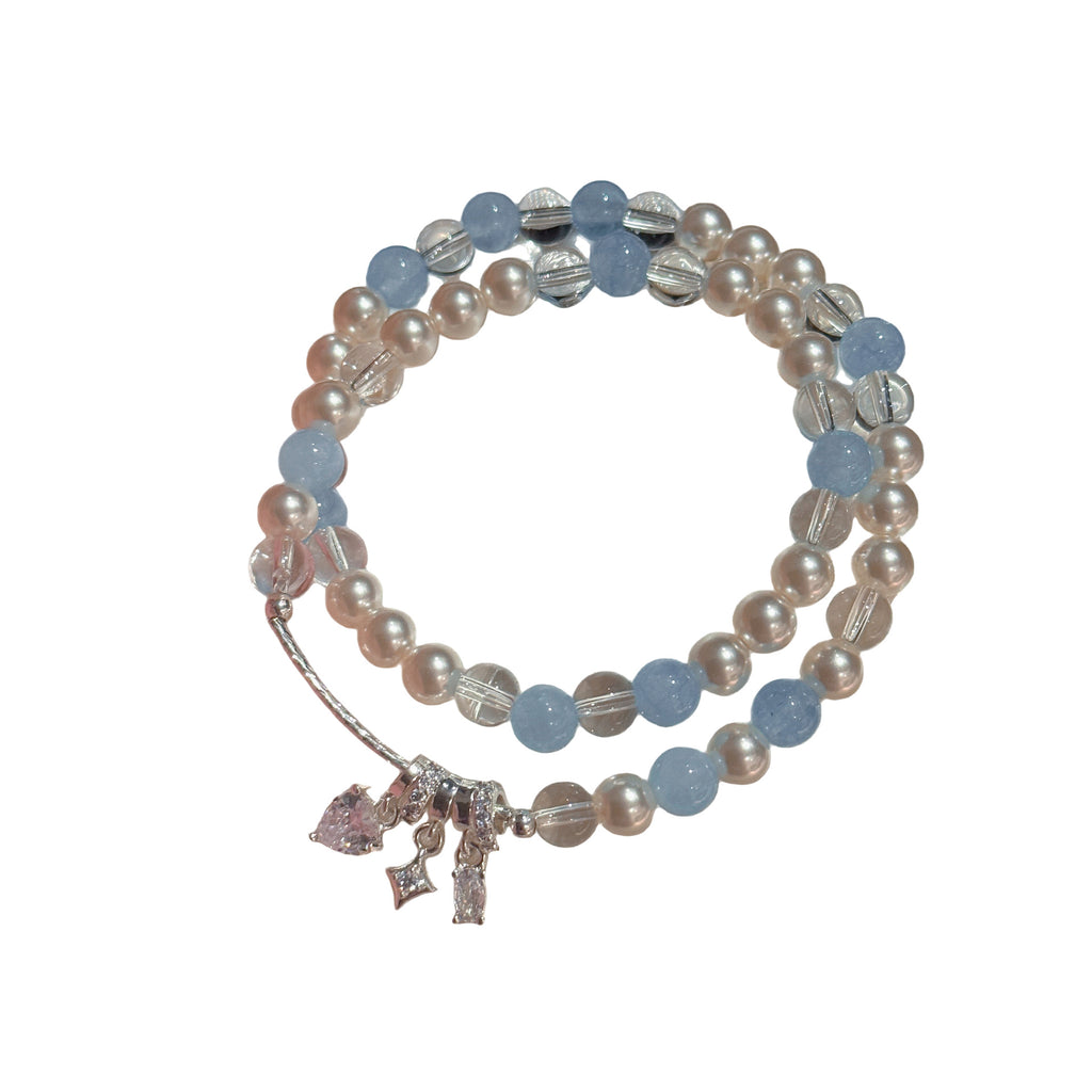 Elegant Crystal Bracelet, Luxury Stylish All-match Women Daily Wrist Jewelry