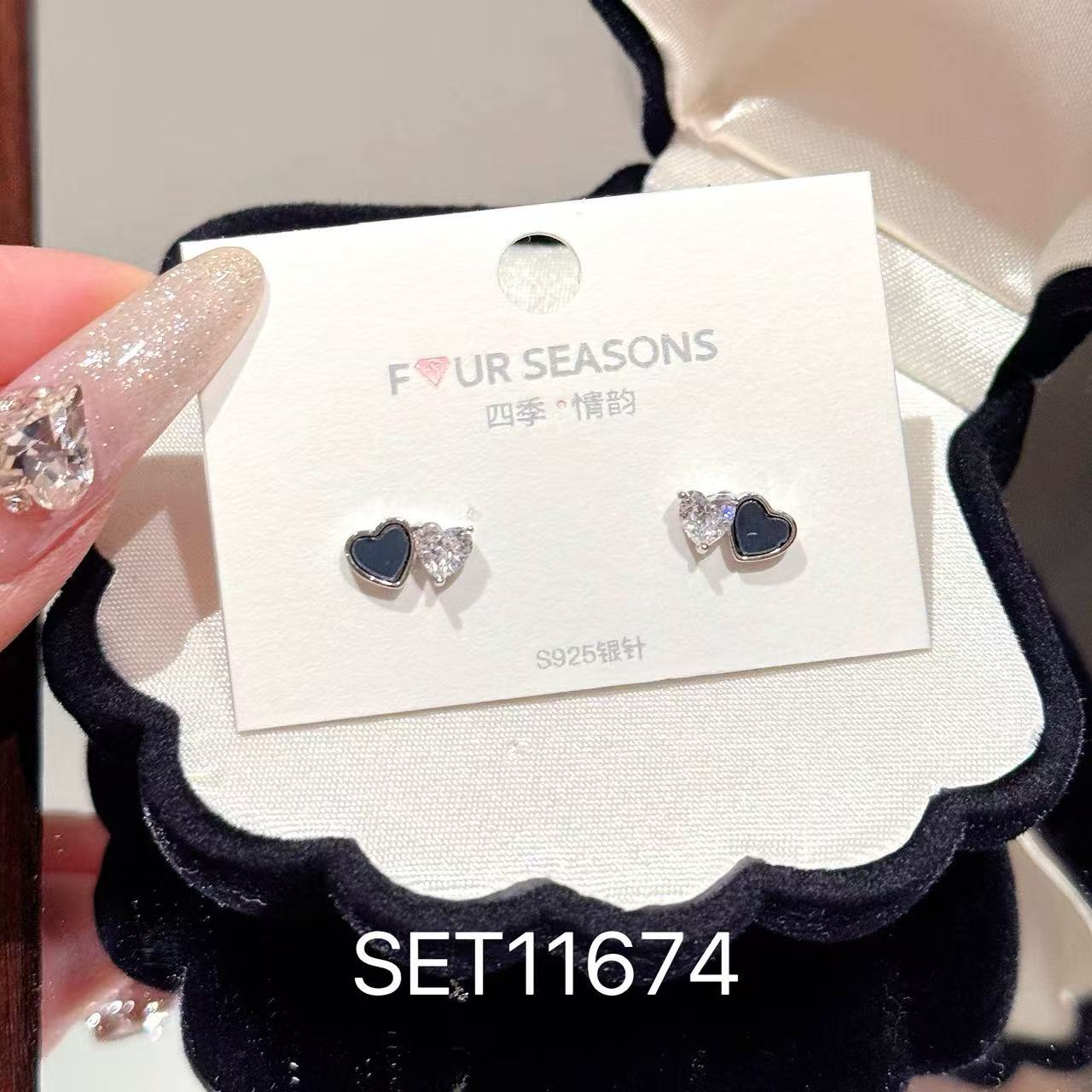Gentle Style Tulip Tassel Necklace, Exquisite Luxury Clavicle Chain, Sweet Elegant Pendant Jewelr