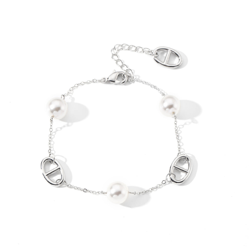 Luxury Elegant Pearl Adjustable Ladies Daily Bracelet