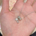 Double Lucky Star Clavicle Necklace, High-End Fashion All-Match Women Necklace for Valentine Gift
