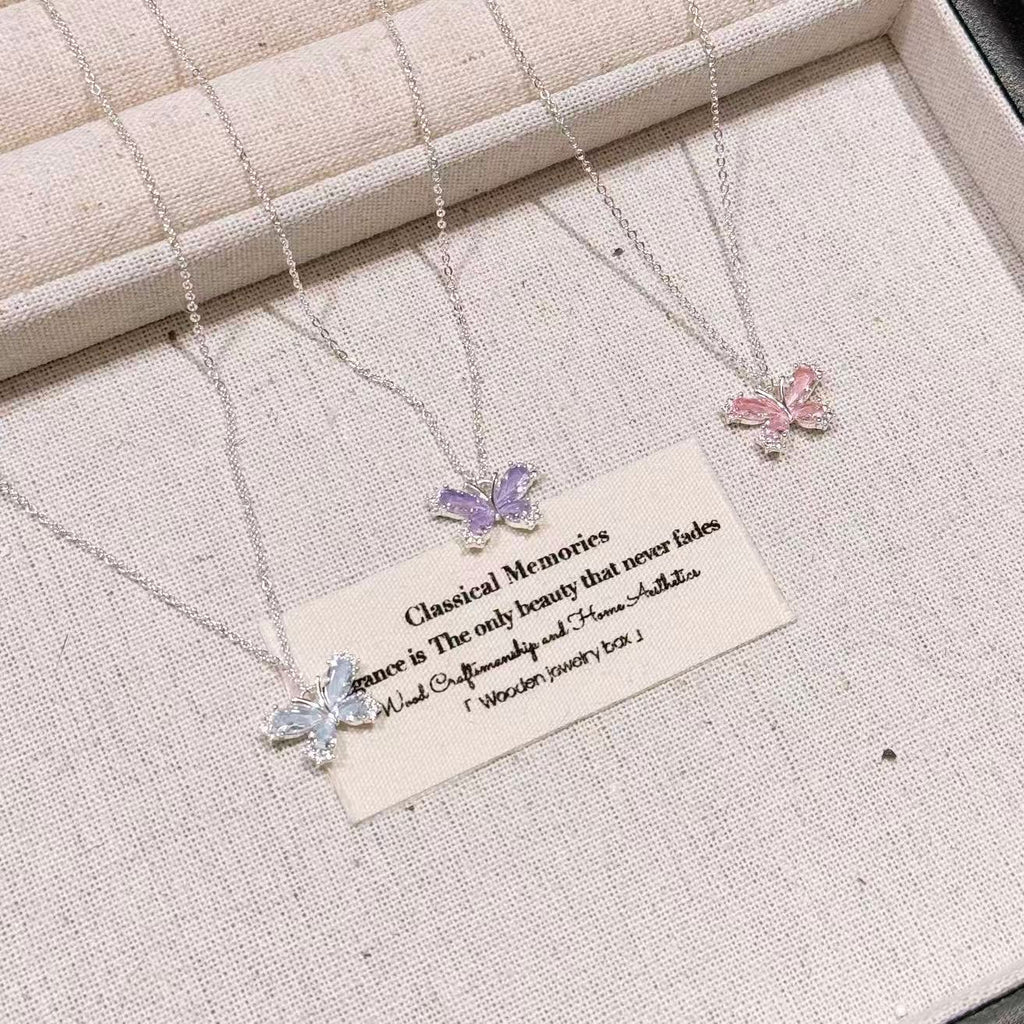 Women Korean Fashion Heart Shaped Necklace Minimalist Fresh Sweet Design Niche High-end Elegant Versatile Clavicle Chain Daily Accessory