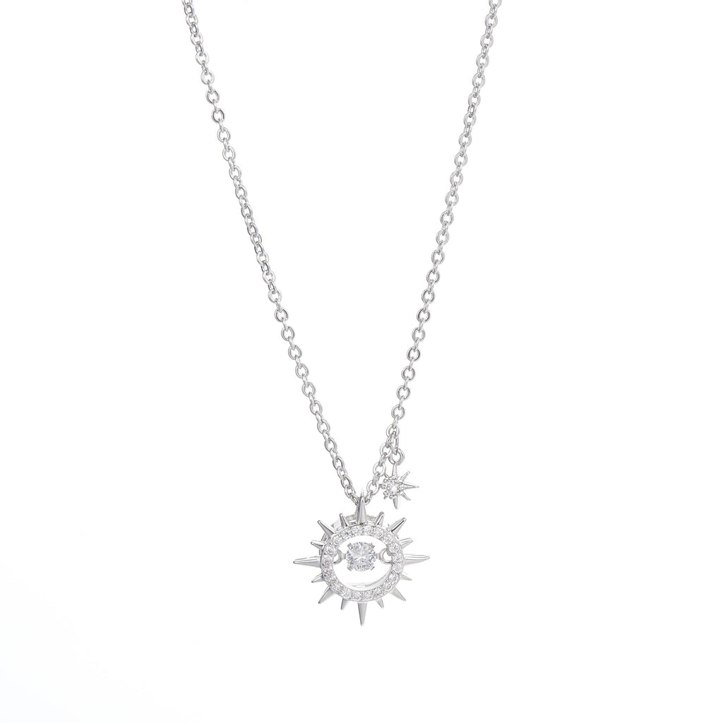 New Sun Star Necklace, Luxury Minimalist Clavicle Chain, Niche Exquisite Compact Fashion Pendant Jewelry