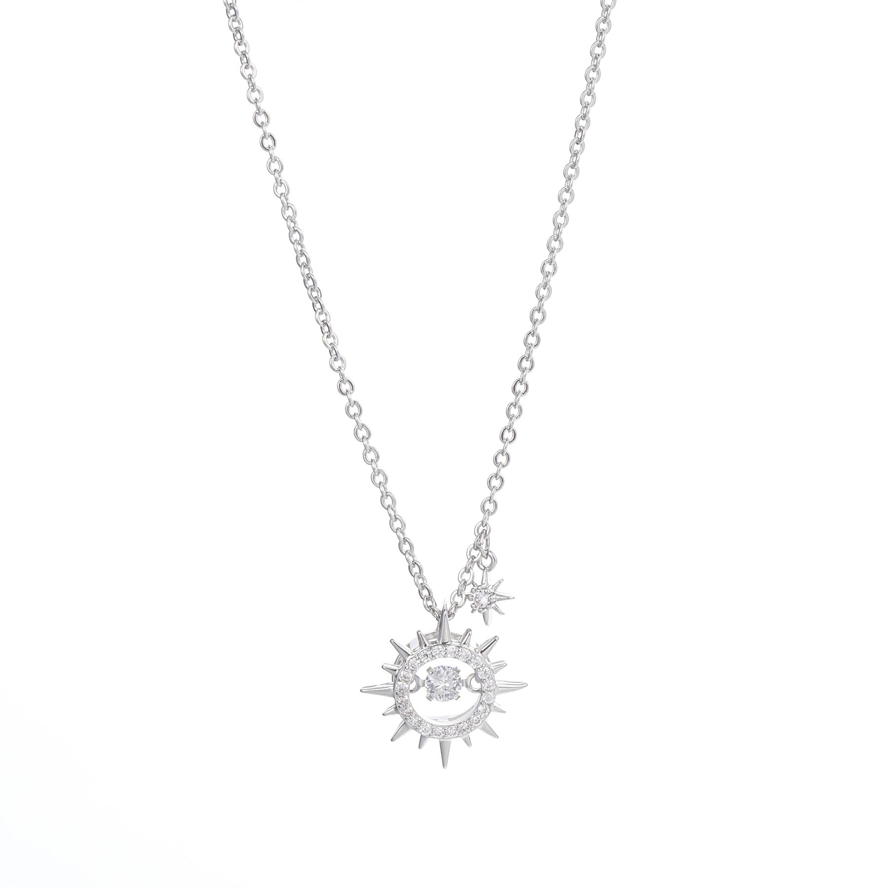 New Sun Star Necklace, Luxury Minimalist Clavicle Chain, Niche Exquisite Compact Fashion Pendant Jewelry