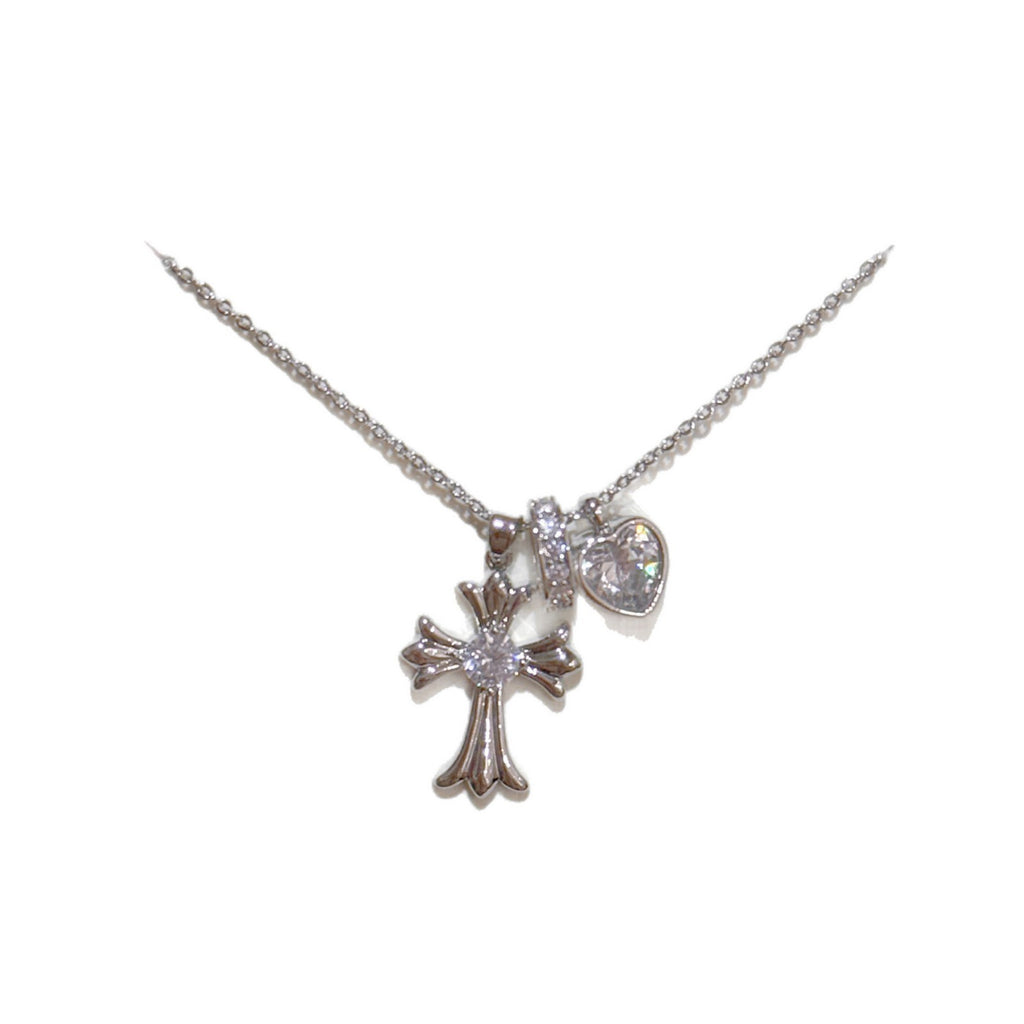 Cross Pendant Clavicle Chain, Luxury High Sense Minimalist Necklace, Personality Elegant Women Jewelry Wholesale