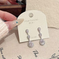 Minimalist Long Water Drop Pendant Earrings, Luxury Elegant S925 Silver Needle Exquisite Temperament Ear Studs