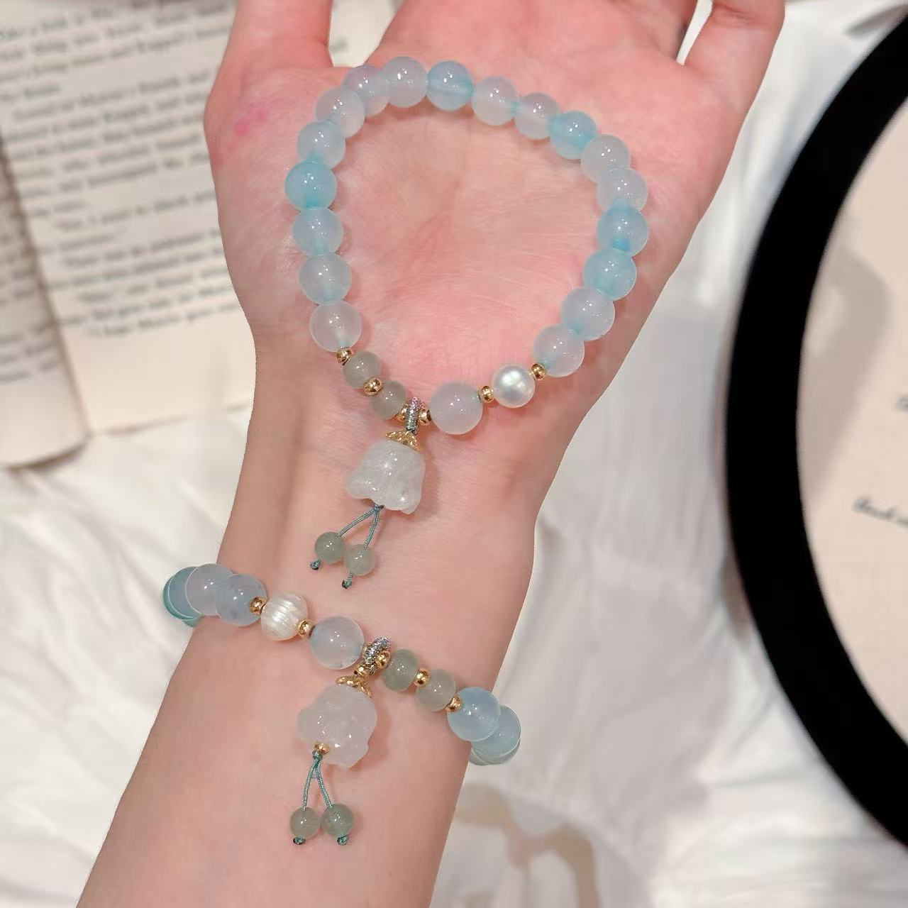 Elegant Crystal Bracelet, Luxury Stylish All-match Women Daily Wrist Jewelry