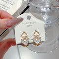 New Heart Natural Shell Stud Earrings, S925 Sterling Silver Needle Earrings, Luxury Dainty Premium Jewelry