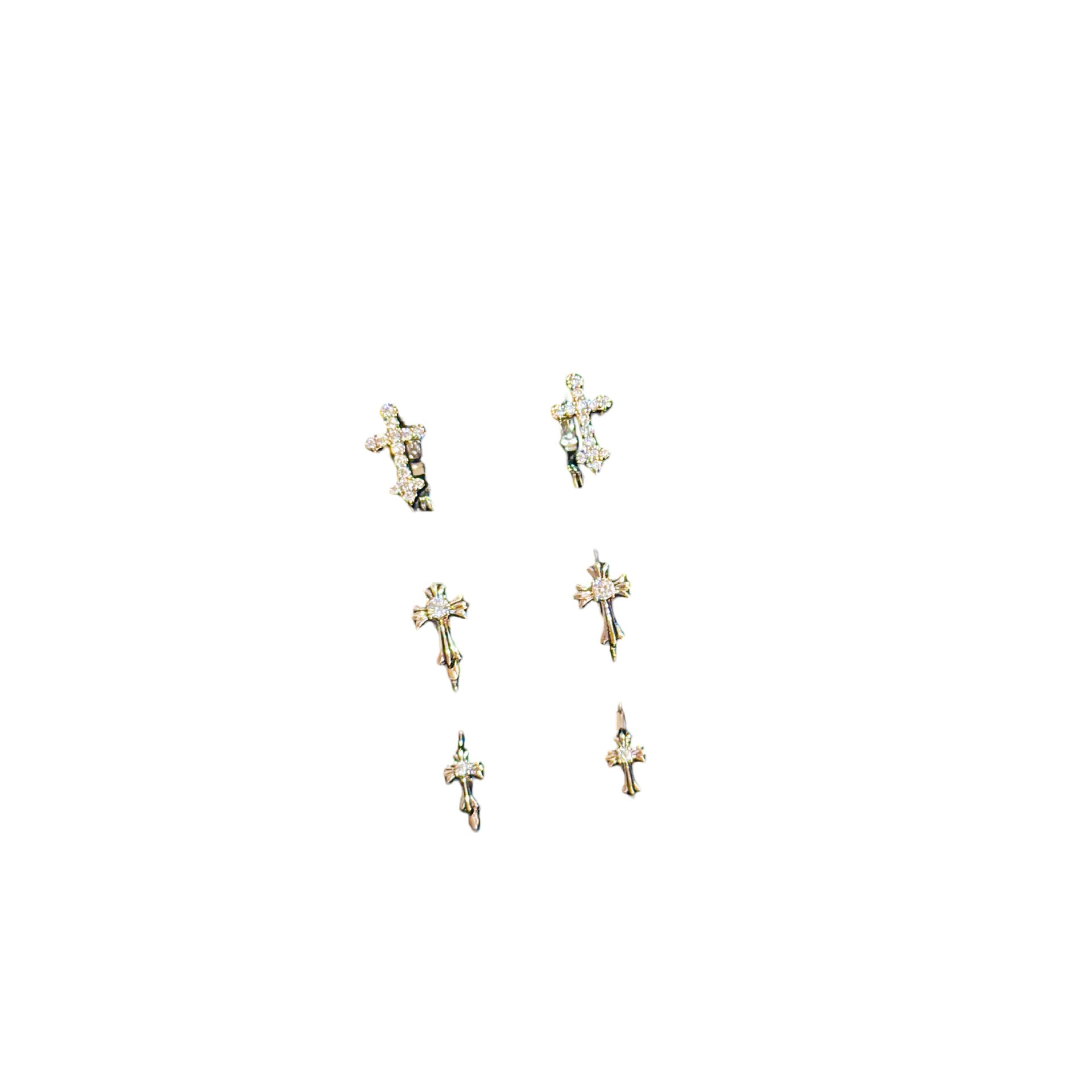 2026 New 3Pcs Cross Earring Set, Minimal Shiny Luxury Hoop Earrings, Elegant Dainty Women Jewelry Set