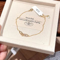 Oval Minimal Bracelet, Korean Style Luxury Niche Thin Bangle, Real Gold Plated All-match Women Hand Jewelry