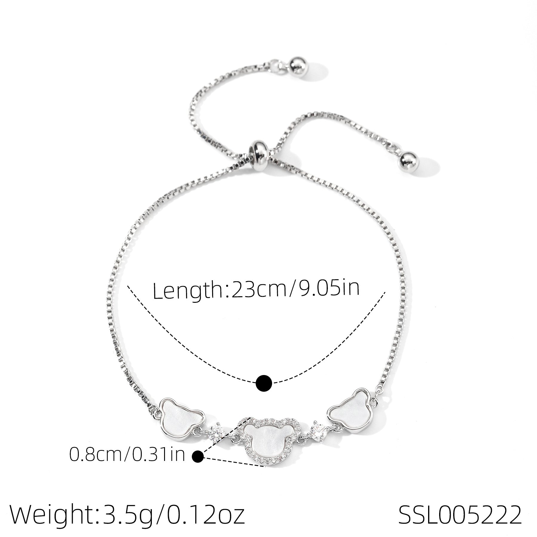 Four Seasons Charm Aquamarine Bracelet, Fashion Niche Sparkling Women Hand Jewelry, High-end Light Luxury Wrist Chain